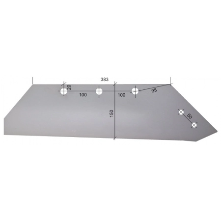 Lemiesz P HARDOX500 do pługa Akpil LK200105A/P
