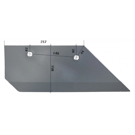 Lemiesz P HARDOX500 do pługa Overum 84069/P