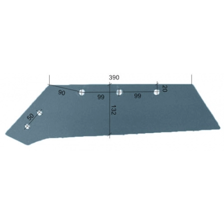 Lemiesz P HARDOX500 do pługa Vogel Noot 801301/P