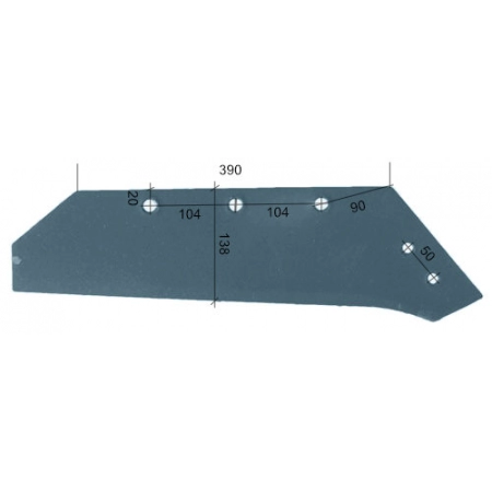 Lemiesz P HARDOX500 do pługa Vogel Noot 401301/P